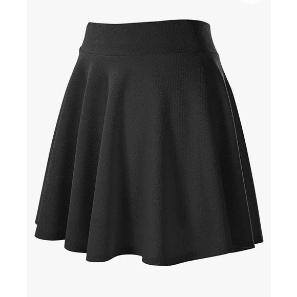 Urban Coco Womens SMALL Basic Versatile Stretchy Flared Casual Mini Skat… - Picture 2 of 4
